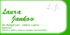 laura jankov business card